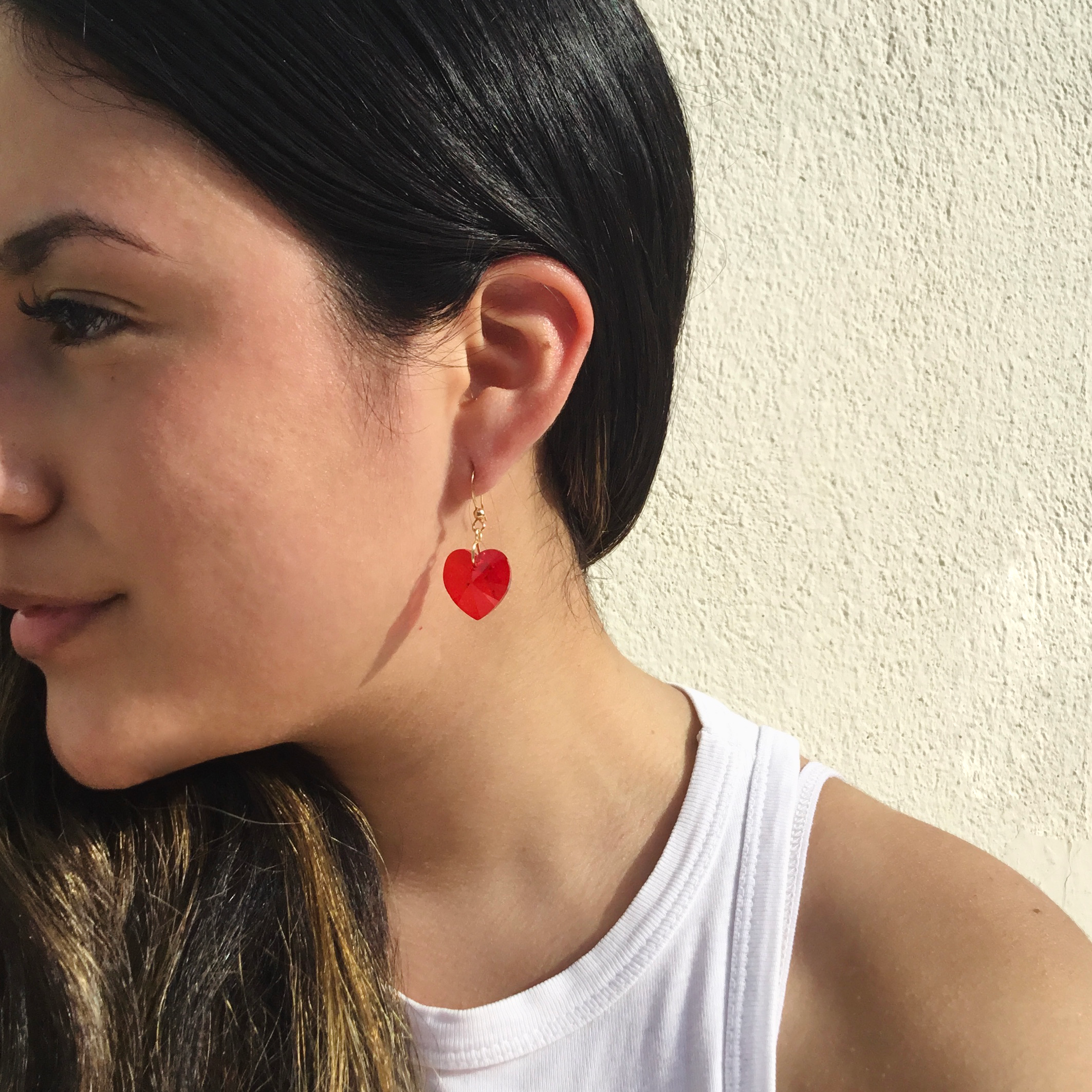 ARETES DIJE CORAZÓN