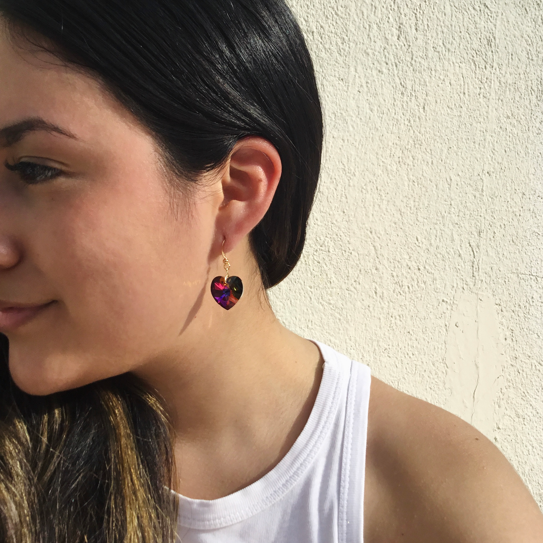 ARETES DIJE CORAZÓN