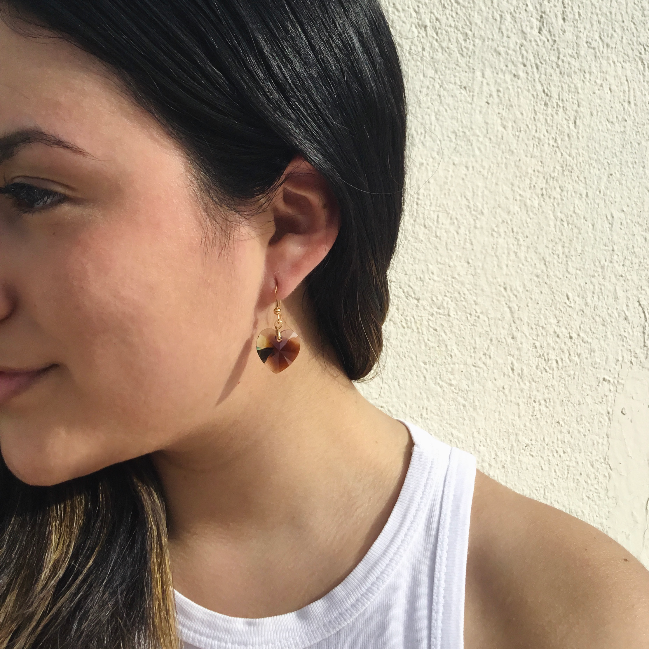 ARETES DIJE CORAZÓN