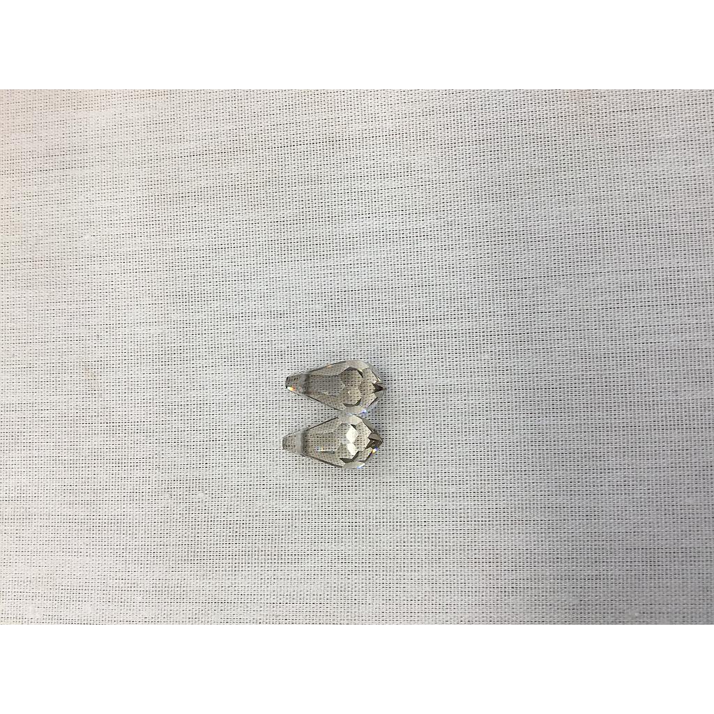6000 9x18mm CRYSTAL silver  