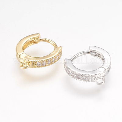 ARGOLLAS CON ZIRCON PLATINO