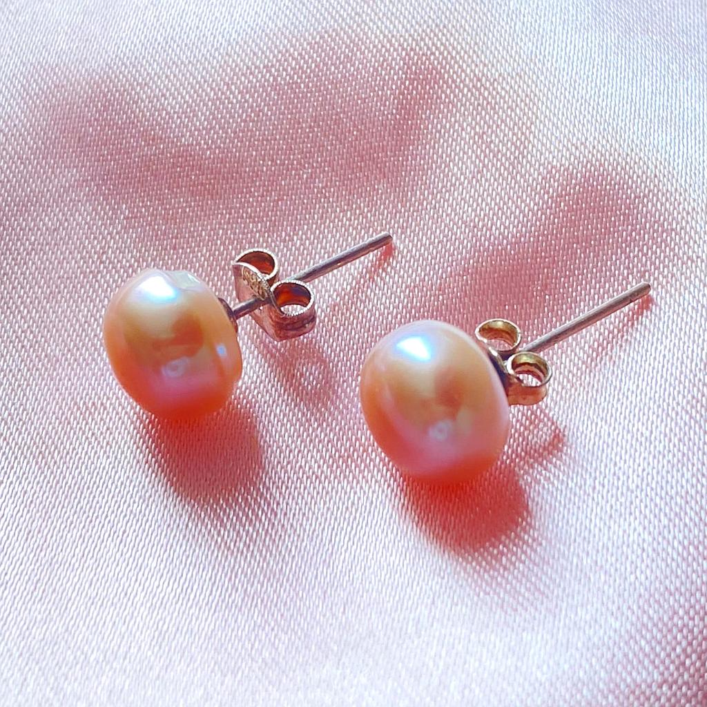 ARETES PERLA NAT 925