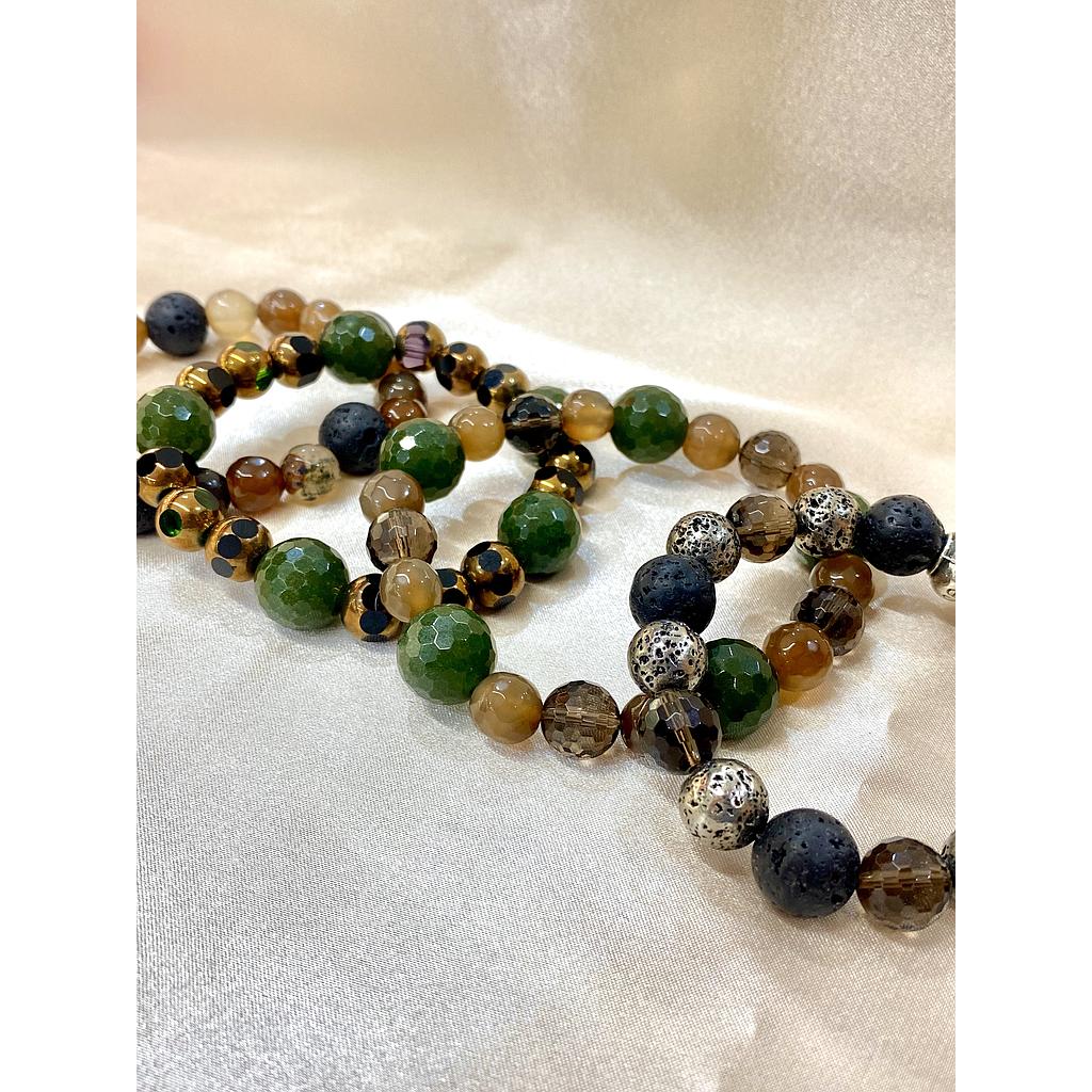 Pulsera de hombre minerales