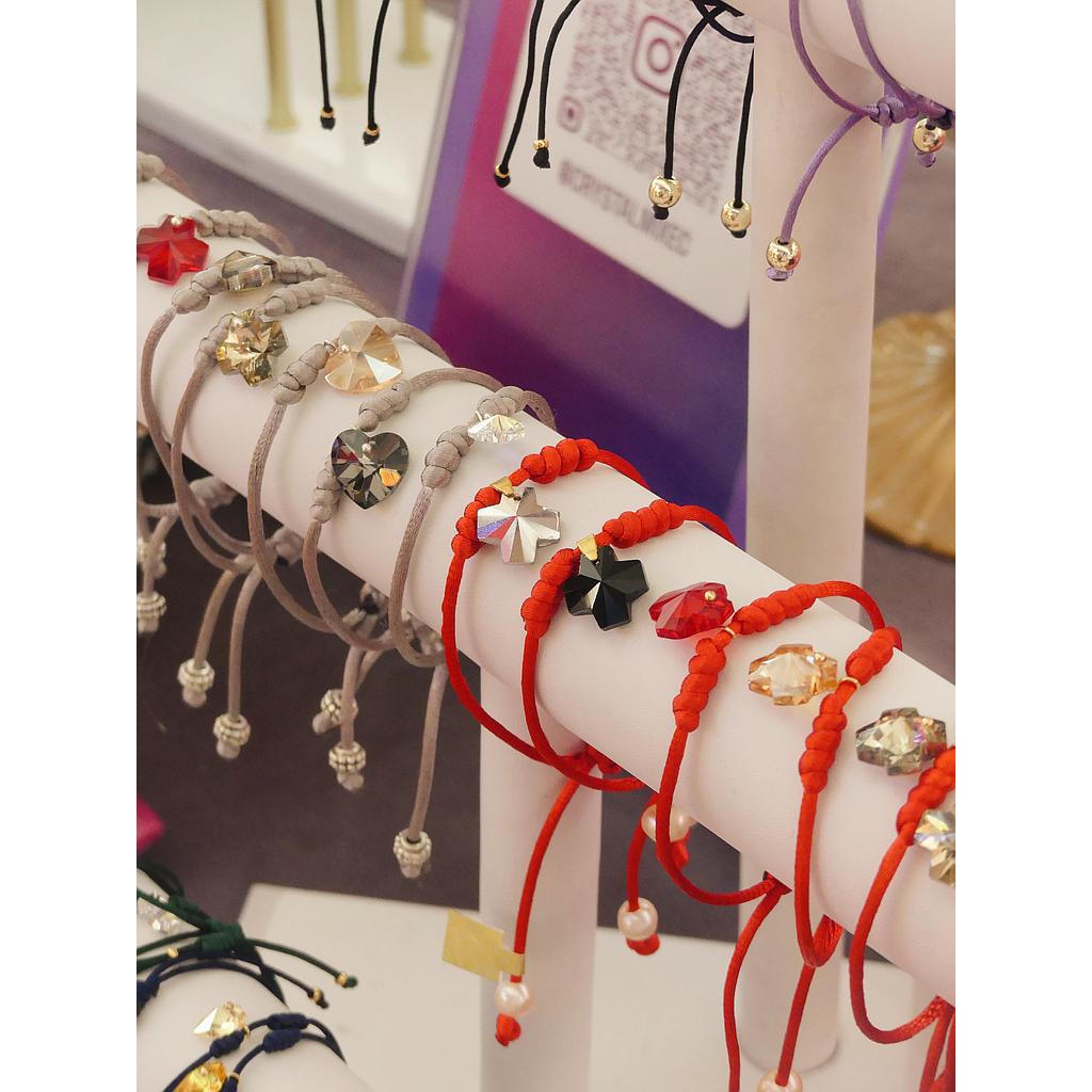 Pulsera seda hilo grueso