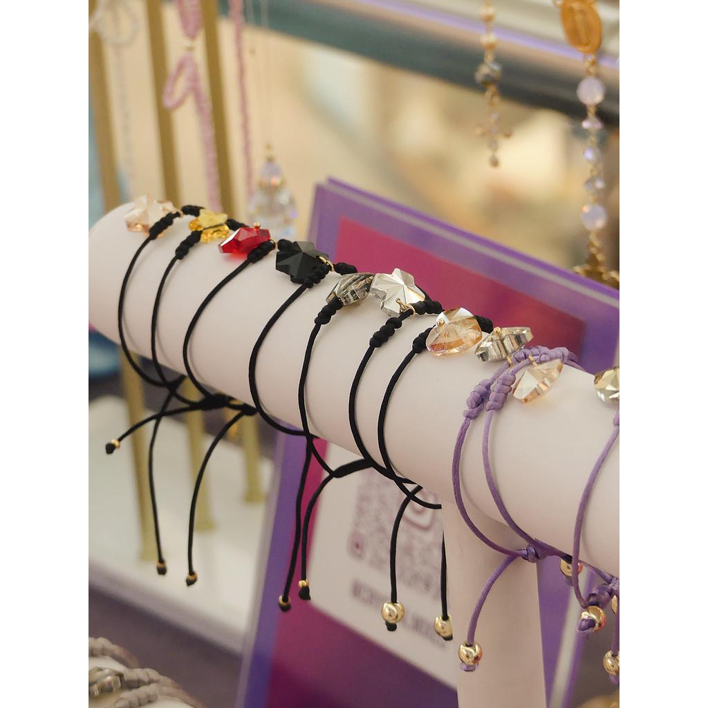 Pulsera seda hilo fino